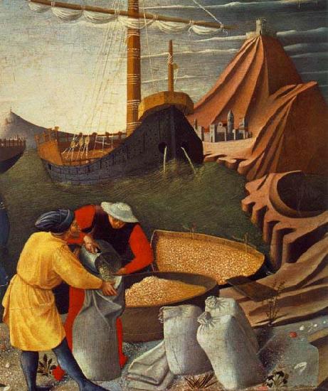 Fra Angelico St Nicholas saves the ship oil painting picture